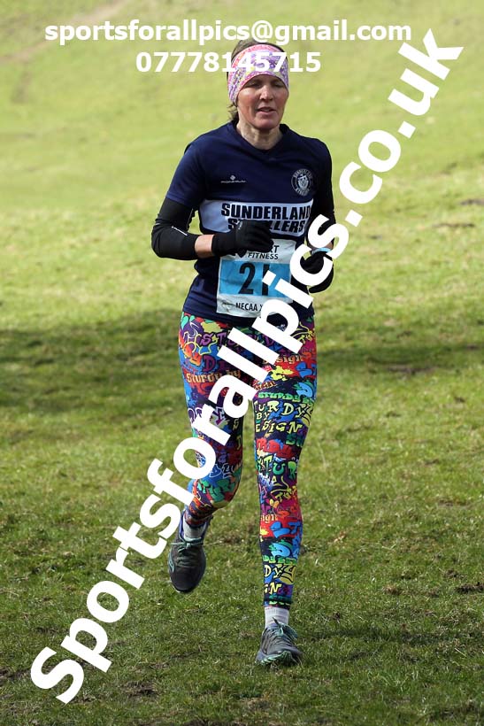 Masters men 2021 NECAA Cross Country Relays, Thornley Farm, Peterlee, Saturday, April 10th. Photo: David T. Hewitson/Sports for All Pics